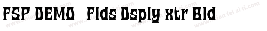 FSP DEMO   Flds Dsply xtr Bld Regul字体转换